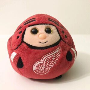 2013 TY NHL Beanie Ballz Detroit Red Wings Plush  4 Inch Tall